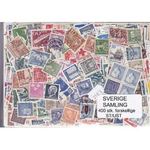 Sverige Samling Stemplet/ustemplet 400 forskellige