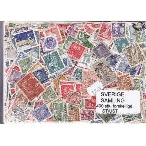 Sverige Samling Stemplet/ustemplet 400 forskellige