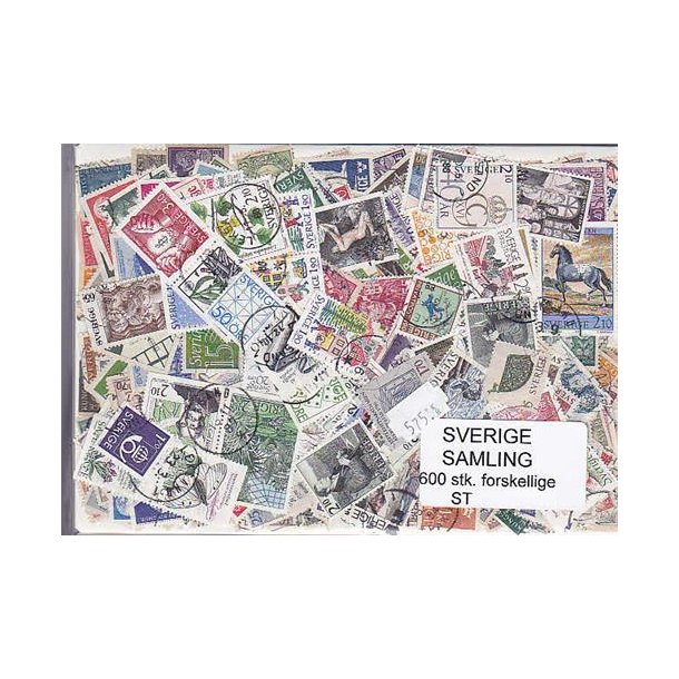 Sverige Samling Stemplet/ustemplet 600 forskellige