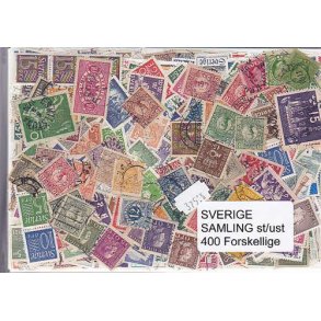 Sverige Samling Stemplet/ustemplet 400 forskellige