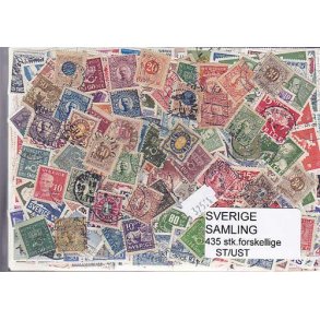 Sverige Samling Stemplet/ustemplet 435 forskellige