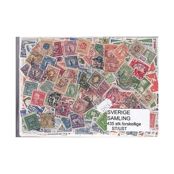 Sverige Samling Stemplet/ustemplet 435 forskellige