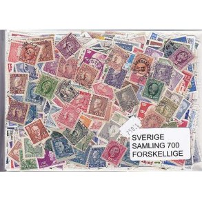 Sverige Samling Stemplet/ustemplet 700 forskellige