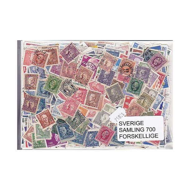 Sverige Samling Stemplet/ustemplet 700 forskellige