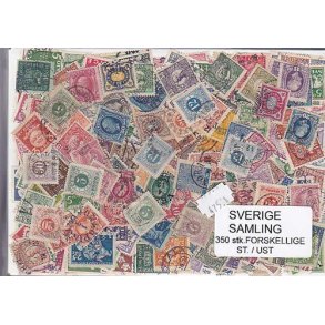 Sverige Samling Stemplet/ustemplet 350 forskellige