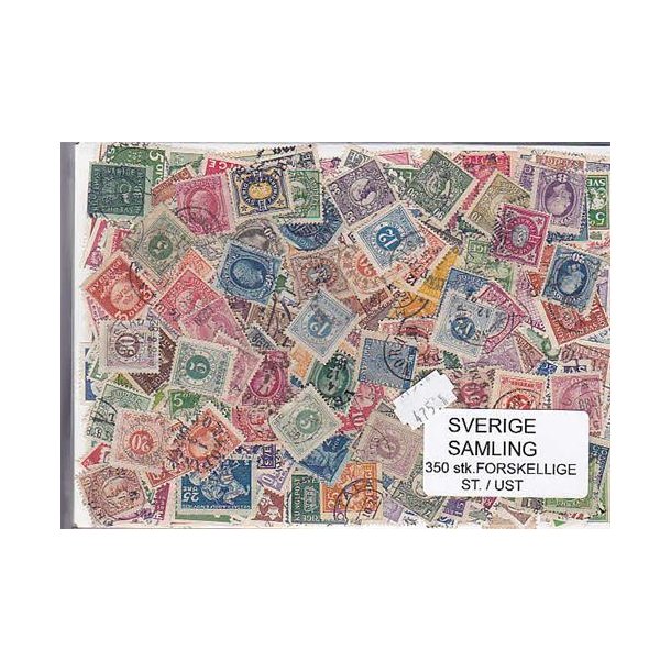 Sverige Samling Stemplet/ustemplet 350 forskellige