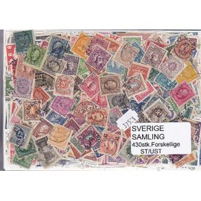 Sverige Samling Stemplet/ustemplet 430 forskellige