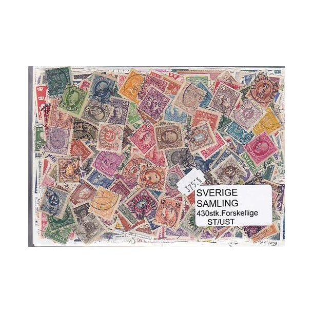 Sverige Samling Stemplet/ustemplet 430 forskellige