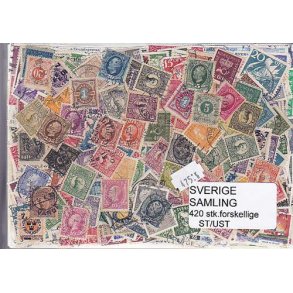 Sverige Samling Stemplet/ustemplet 420 forskellige