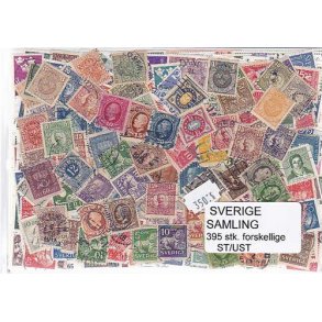 Sverige Samling Stemplet/ustemplet 395 forskellige