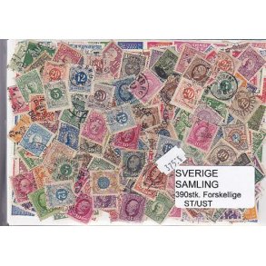 Sverige Samling Stemplet/ustemplet 390 forskellige