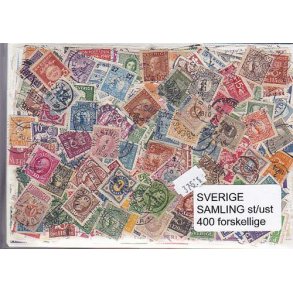 Sverige Samling Stemplet/ustemplet 400 forskellige