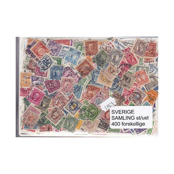 Sverige Samling Stemplet/ustemplet 400 forskellige