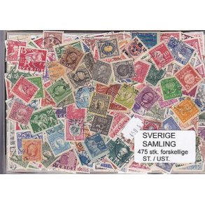Sverige Samling Stemplet/ustemplet 475 forskellige