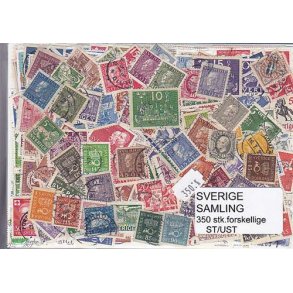 Sverige Samling Stemplet/ustemplet 350 forskellige