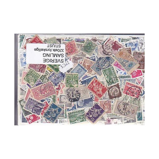 Sverige Samling Stemplet/ustemplet 320 forskellige