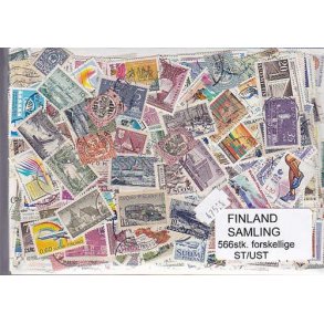 Finland Samling Stemplet/ustemplet 566 forskellige
