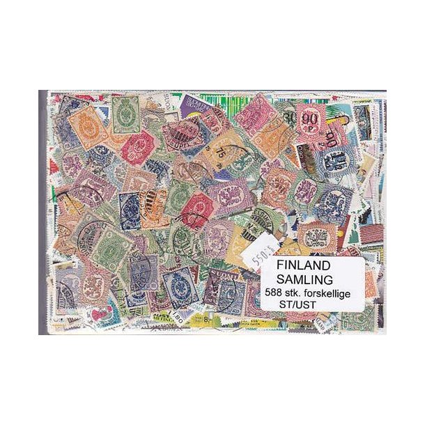 Finland Samling Stemplet/ustemplet 588 forskellige