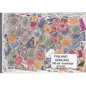 Finland Samling Stemplet/ustemplet 590 forskellige