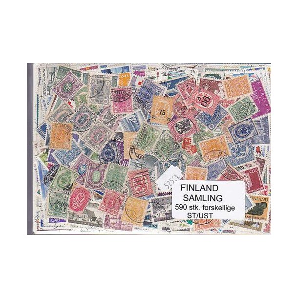 Finland Samling Stemplet/ustemplet 590 forskellige