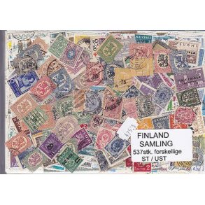 Finland Samling Stemplet/ustemplet 537 forskellige