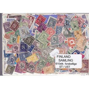 Finland Samling Stemplet/ustemplet 610 forskellige