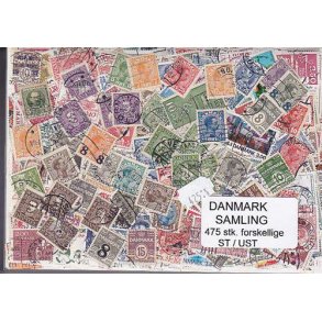 Danmark Samling Stemplet/ustemplet 475 forskellige
