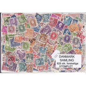 Danmark Samling Stemplet/ustemplet 625 forskellige