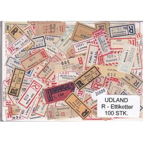 Hele Verden R-Ettiketter 100 stk.