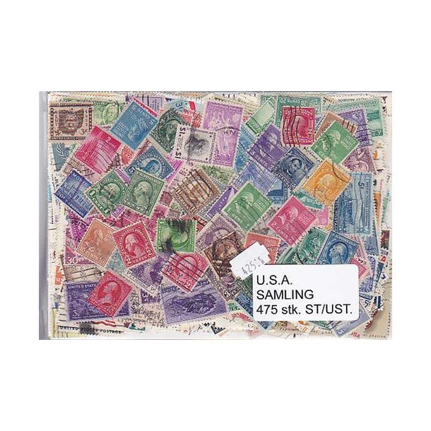 USA Samling Stemplet/ustemplet 475 forskellige