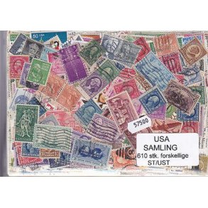 USA Samling Stemplet/ustemplet 610 forskellige