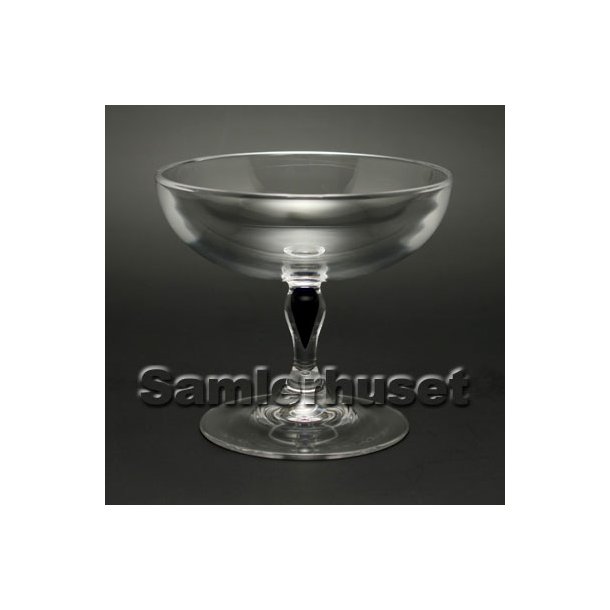 Bl&aring; Saphir . Champagnesk&aring;l H:95 mm.