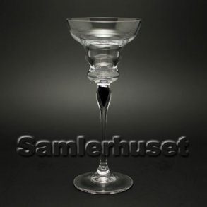 Bl Saphir Lysestage H.: 145 mm.