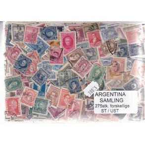 Argentina Samling St/ust. 275 forskellige