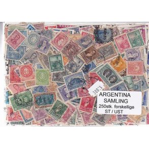 Argentina samling St./ust. 250 forskellige.