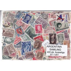 Argentina Samling St./ust. 420 forskellige.