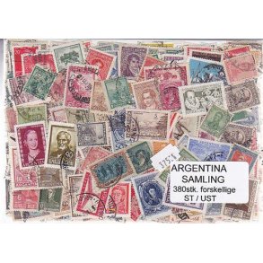 Argentina Samling St./ust. 380 forskellige.