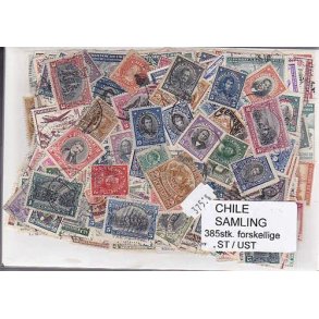 Chile Samling St/ust.385 forskellige.