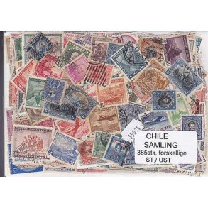 Chile Samling St/ust. 385 forskellige