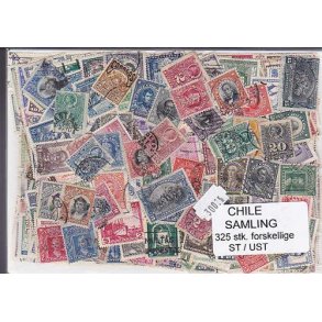 Chile Samling St/ust. 325 forskellige.