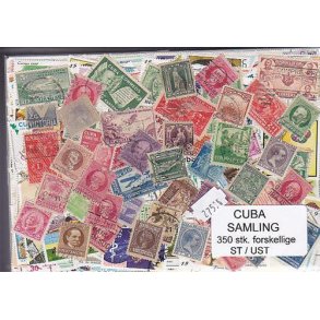 Cuba Samling St/ust. 350 forskellige.