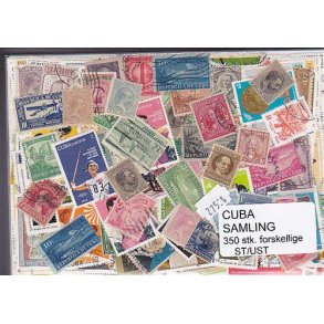 Cuba Samling St/ust. 350 forskellige.