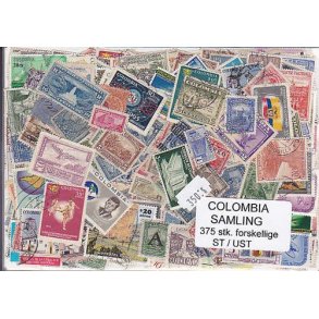 Colombia Samling St/ust. 375 forskellige.