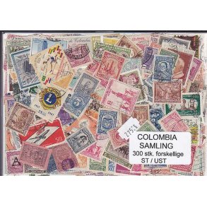 Colombia Samling St/ust. 300 forskellige