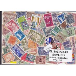 El Salvador Samling St/ust. 180 Forskellige.