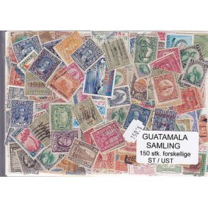 Guatamala Samling St/ust.150 forskellige.