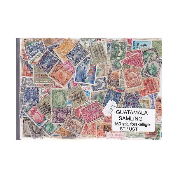 Guatamala Samling St/ust.150 forskellige.