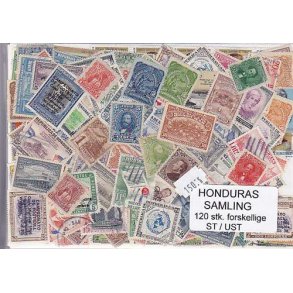 Honduras Samling St/ust. 120 forskellige