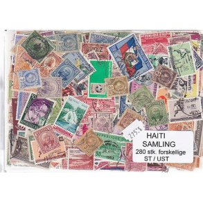 Haiti Samling St/ust. 280 forskellige.