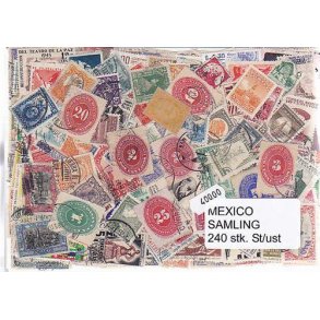 Mexico Samling St/ust. 240 Forskellige.